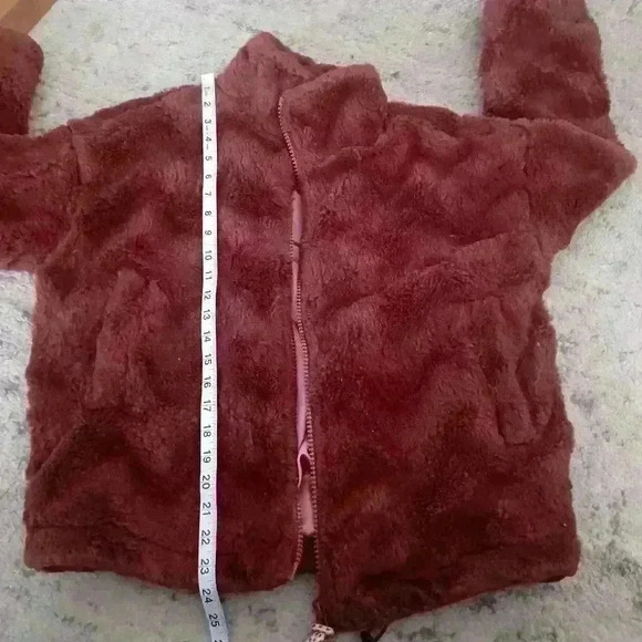 Urban Outfitters Womens Rust Brown Eva Faux Fur Jacket S - Picture 14 of 15